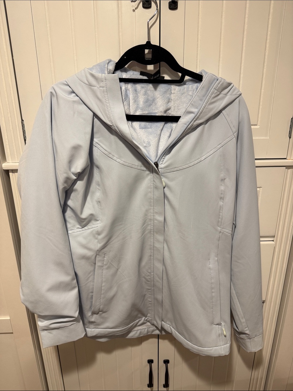 Kirkland Signature Light Blue Hooded Utility Jacket